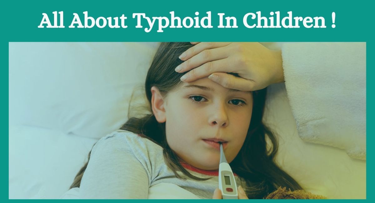 typhoid fever precautions in children