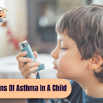 A child with it's breathing difficulties finding relief as he used to manage asthma in children